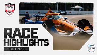 Race Highlights  2024 Ontario Honda Dealers Indy Toronto  INDYCAR SERIES [upl. by Noirad]