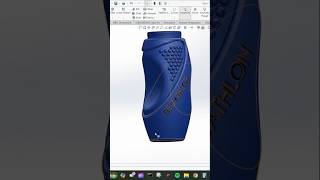 SOLIDWORKS  DECATHLON PLASTIC BOTTLE PART 2  DESIGN AND ANIMATION shorts shortvideo short [upl. by Skelly884]