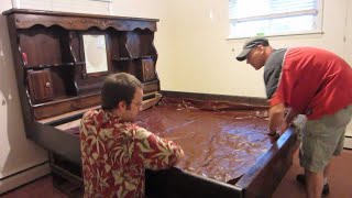 Vintage King Sized Waterbed  Maybe Daily Vlog  6611 [upl. by Chaiken643]