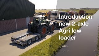 Broshuis introduction Agricultural low loader [upl. by Dex]