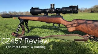 CZ457 22lr Review for Pest Control amp Hunting [upl. by Peper775]