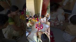 Onam 2024onamspecial atham pookkalam shortsfeed shortvideo shortfeed shorts viralshort fun [upl. by Rudelson]