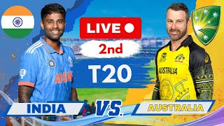 🔴 Live India vs Australia 1st T20 Match  Live Cricket score and commentary  IND vs AUS Live match [upl. by Coltin322]