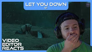 Video Editor Reacts to NF  Let You Down [upl. by Aihsenek]