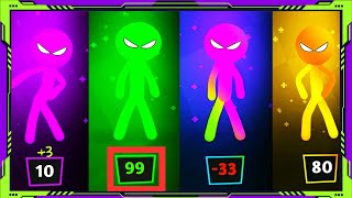 Stickman funny mini games  Stickman party 1 2 3 4 Players android ios gameplay 2 [upl. by Tamer371]