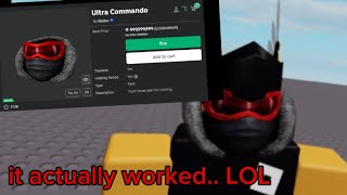 This Wear Any Accessory GLITCH was insane Roblox [upl. by Erie192]