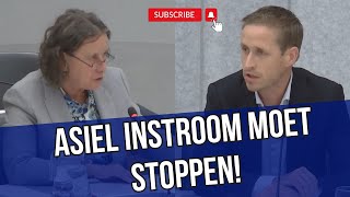 Marjolein Faber Trotseert Links we gaan de instroom beperkendoor mensen te weren [upl. by Adnahsam]