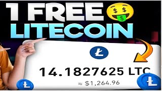 Earn 1 Free LITECOIN Claim Every 60Minutes Without investing Free LTC Earning Site [upl. by Enilegna]