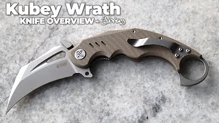 Kubey Wrath Folding Karambit Knife 5Minute Overview  Jimping with Jacrispy [upl. by Fawn556]