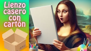 🔥 LIENZO CASERO con CARTÓN 📦 [upl. by Jania]