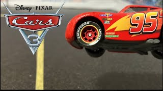 Disney Pixar Cars3 McQueen Crash Scene Stopmotion [upl. by Hailed365]