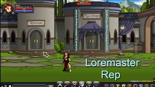 AQW Loremaster Rep join librarium [upl. by Phillips282]