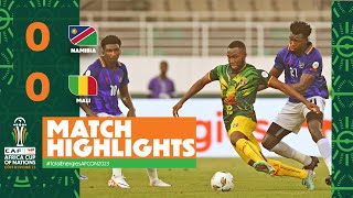 HIGHLIGHTS  Namibia 🆚 Mali TotalEnergiesAFCON2023  MD3 Group E [upl. by Paul]