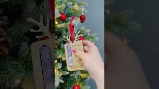 Money card Gift Idea  Personalised Bauble [upl. by Okin634]