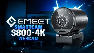 Emeet S800 4K Web camera Review [upl. by Mullac535]