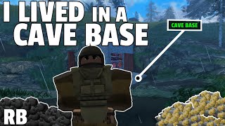 I LIVED IN A CAVE BASE  Fallen V5 ROBLOX  EPISODE 1 [upl. by Elset]