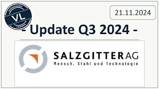 Salzgitter  Update Q3 2024 [upl. by Ody919]