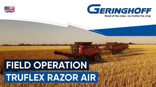 Geringhoff TruFlex Razor Air I Field Operation I English [upl. by Gney797]