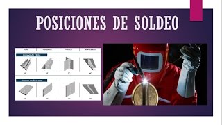 POSICIONES DE SOLDEO  WELDING POSITION [upl. by Phillie]