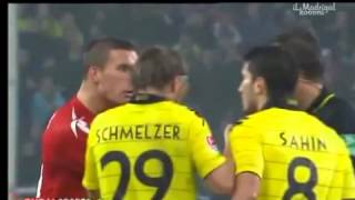 Podolski VS Nuri Sahin Funny [upl. by Dustan]