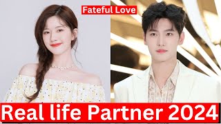 Zhang Han And Zhu Xu Dan Fateful Love Real Life Partner 2024 [upl. by Inhoj]