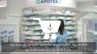 Bestill medisinene dine på apotek1no [upl. by Staal]