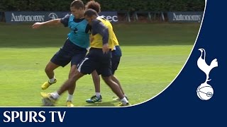 Mousa Dembeles first impressions of the squad [upl. by Adnamas129]