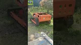 best quality remote controlled robotic remote control mower made in China [upl. by Wills]