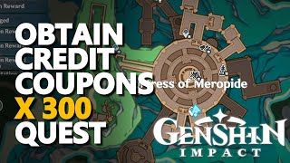 Obtain Credit Coupons 300 Genshin Impact [upl. by Yenruoj395]