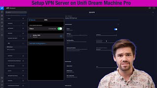 Setup L2TP VPN Server on UniFi Dream Machine Pro  4K TUTORIAL [upl. by Anelliw454]