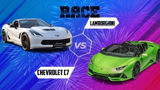 lemborginivschevroletc7race lemborghini sportscar [upl. by Eizzo]