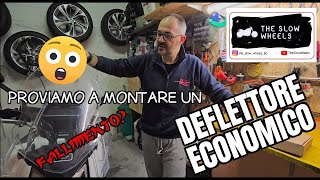 TheSlowGuide  Montiamo un deflettore economico su MT 650 [upl. by Anayhd]