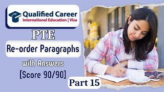 PTE Reorder Paragraph Practice Test with Answers 📚 Part 15  November 11 2024  Qualified Career [upl. by Maritsa687]