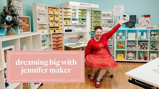 Dreaming Big with Jennifer Maker Her Story Her Studio and Her FOUR DreamBoxes [upl. by Amehr]