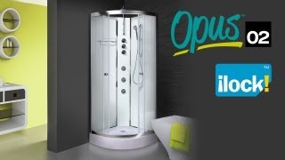 2013 AquaLusso OPUS 02 iLOCK Shower Cabin [upl. by Brindle]