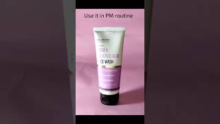 FaceWash to treat acneDr sheths salicylic acid face wash shorts youtubeshorts ashortaday beauty [upl. by Tterraj393]