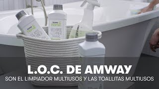 Limpiador y toallitas multiusos LOC™  Amway Español [upl. by Walcott]