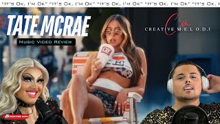 Tate McRae “It’s Ok I’m Ok” Music Video Review  Reaction [upl. by Chuipek]