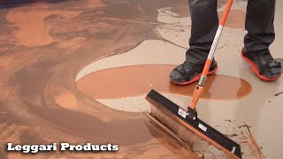 Designer Epoxy Resin Flooring Installation  Full Tutorial Step By Step Explained [upl. by Grand155]