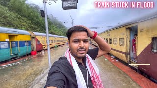 Kanchanjunga Express train Journey In Extreme Flood of Assam 😟 [upl. by Harolda648]