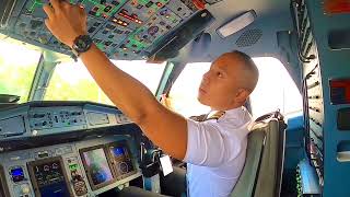 Preliminary Cockpit Preparations on ATR 72600 [upl. by Amerak]