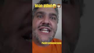 Iman ashol🤣 chucklehead funny music song reaction memes challenge dennisleary cover viral [upl. by Whitman]