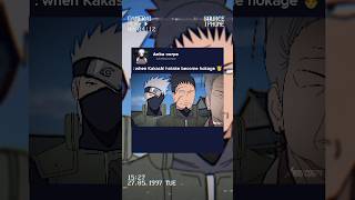 When Kakashi hatake become hokage edit animeedits naruto youtubeshorts viralshorts Anbucorps [upl. by Farrington]