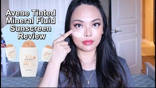 Avene Tinted Mineral Fluid SPF 50 Review Under Makeup Wear Test [upl. by Odnaloy642]