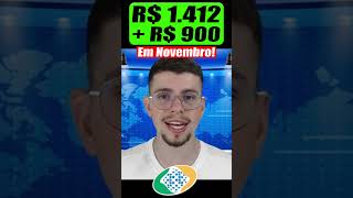 ✅APOSENTADOS recebem R1412  R900 EXTRA em novembro  Confira [upl. by Hsak]