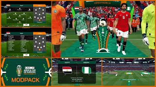 Pes 2017 New Africa Cup of Nations Modpack 2023 [upl. by Sunshine170]