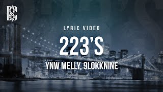 YNW Melly ft 9lokknine  223s  Lyrics [upl. by Eceined]