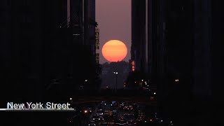 Manhattanhenge full sun day NYC with Dr Neil deGrasse Tyson May 30 2023 [upl. by Gnap858]