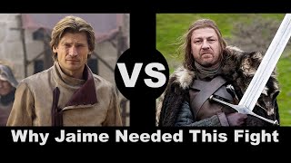 Why Jaime Wanted To Fight Ned Stark So Badly [upl. by Pruter]