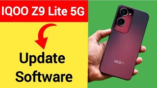 IQOO Z9 Lite 5G me software update kaise karen how to update software [upl. by Dduj261]